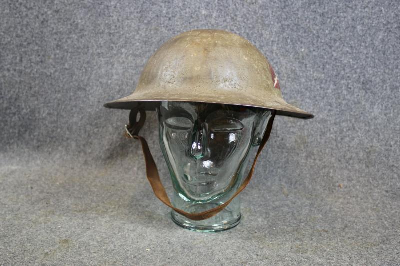 British Made MK1 Type B U.S.  Brodie Helmet