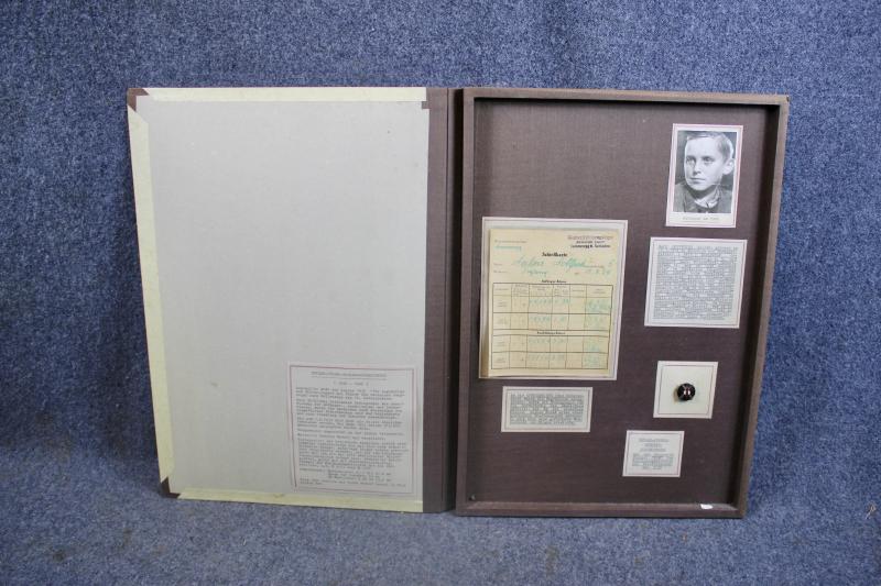 Hitler Youth Marksman Badge & Score Card