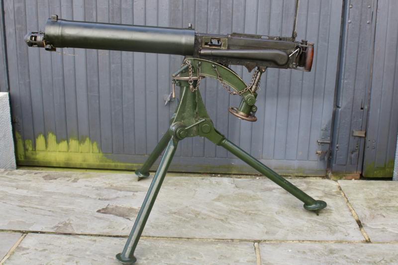 Australian Vickers Heavy Machine Gun & Mount  ( Pre-EU/UK Deactivation )