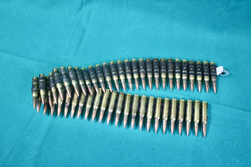 Inert Fifty Round Belt 7.62mm Rounds