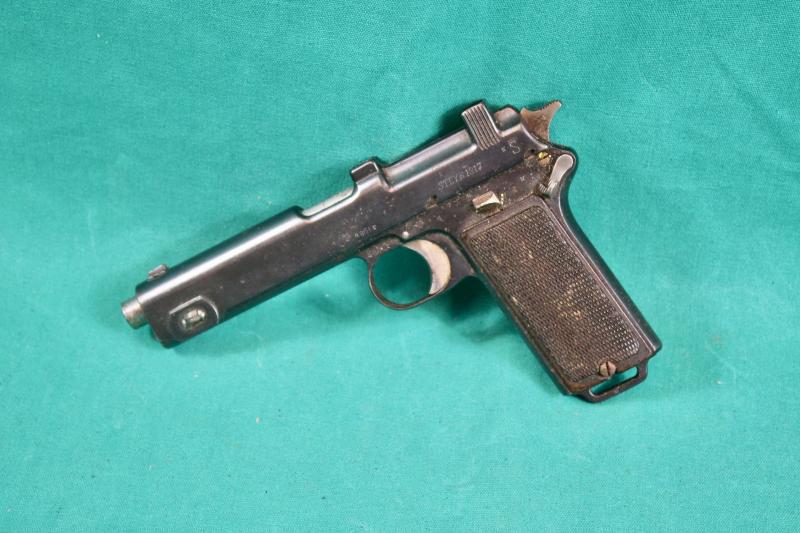 Austro-Hungarian. Steyr-Hahn  M1912 Pistol      ( Pre-EU/UK Deactivation )
