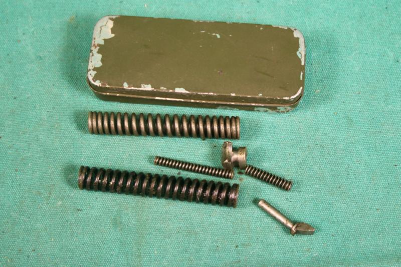 Bren Gun Spare Parts Tin & Contents
