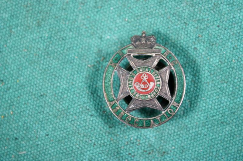 The King's Royal Rifle Corps Association Lapel Badge