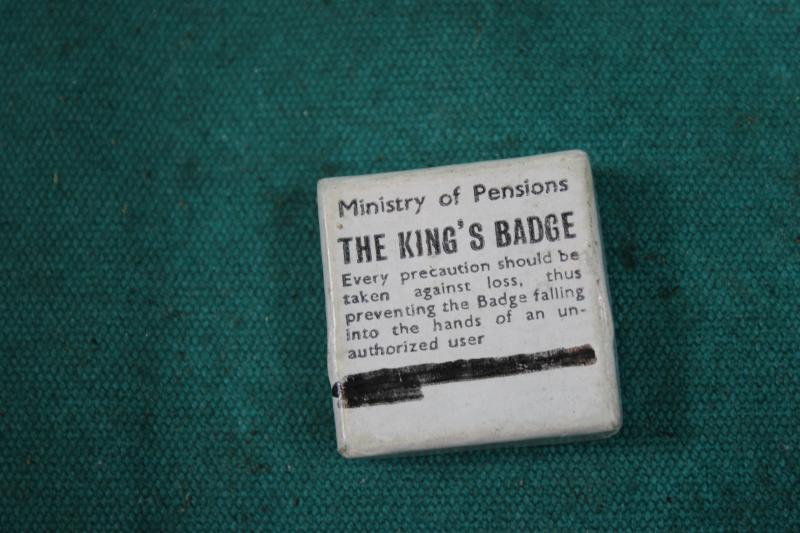 WW2 King's Badge For Royal Service