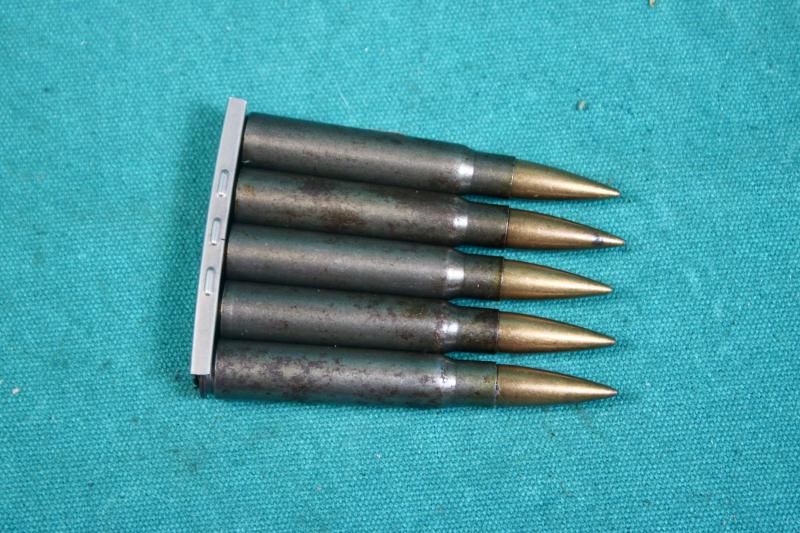 German WW2 Inert 7.92mm Five Round Clip