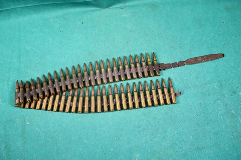 German MG34/42. 7.92mm Inert 50 Round belt & Starter Tab