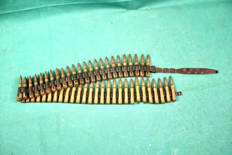 German MG34/42. 7.92mm Inert 50 Round belt & Starter Tab
