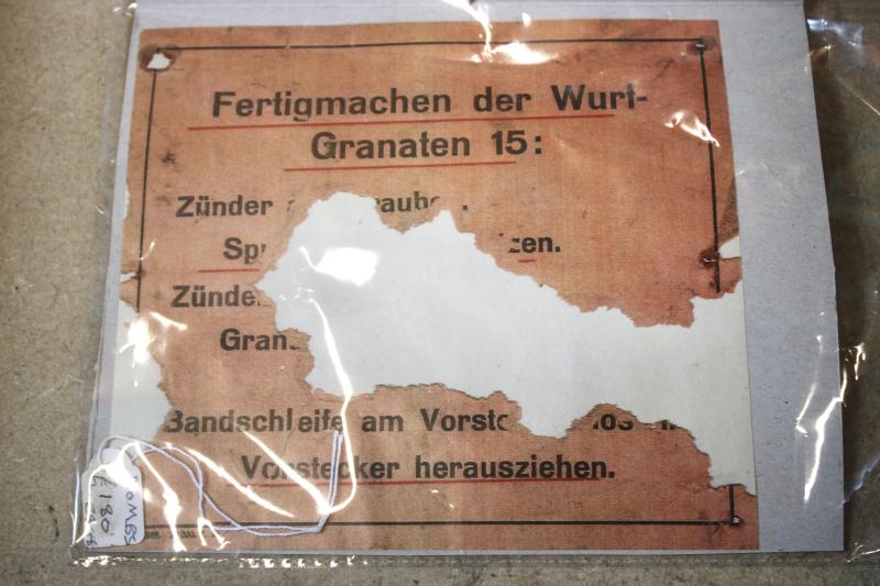 German Kleiner Granatenwerfer G.R.W.16 Wooden Box