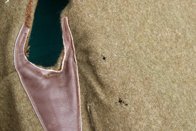 Belgium Army Leather Jerkin