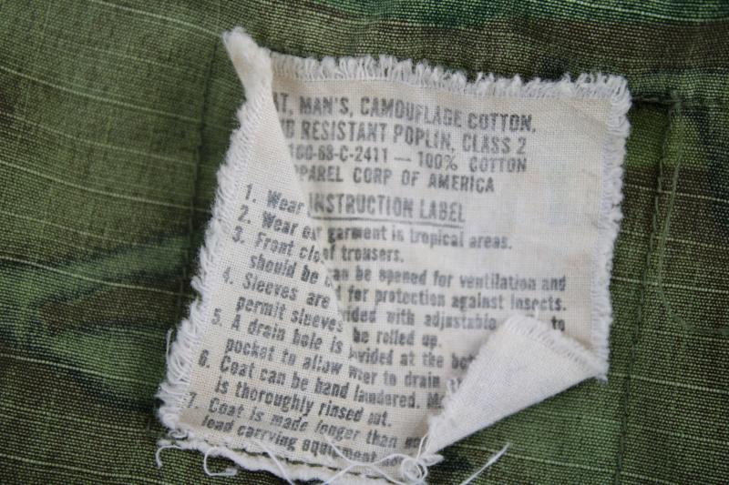 U.S. ERDL Camouflage Jacket