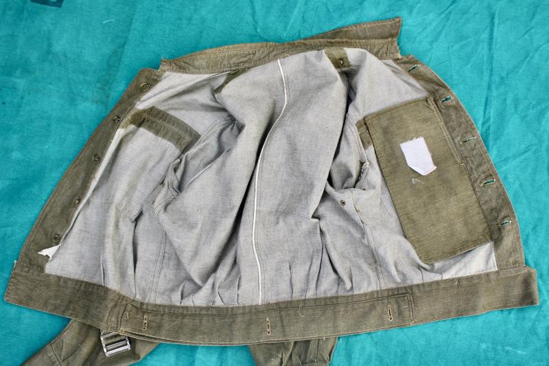 British Denim Battle Dress Blouse