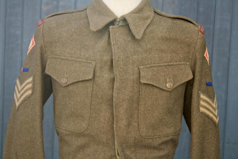 British Battle Dress Royal Engineers XIII Corps