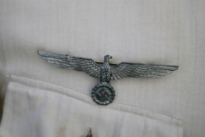 German Army Officers Summer White Tunic
