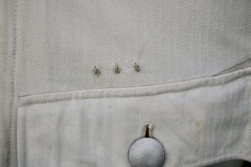 German Army Officers Summer White Tunic
