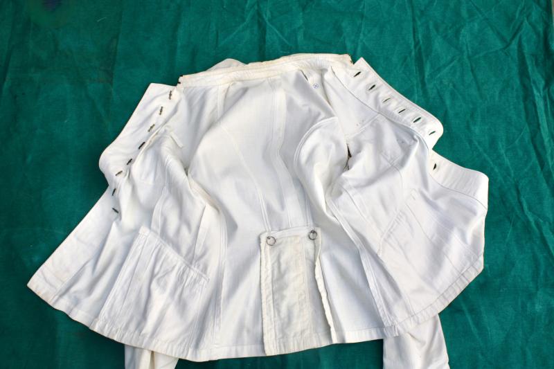 German Army Officers Summer White Tunic