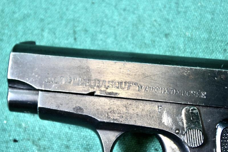 Spanish Le Basquie 7.65mm Pistol ( Pre-EU/UK Deactivation )