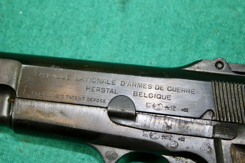 Deactivated Belgium GP35 Browning Hi-Power