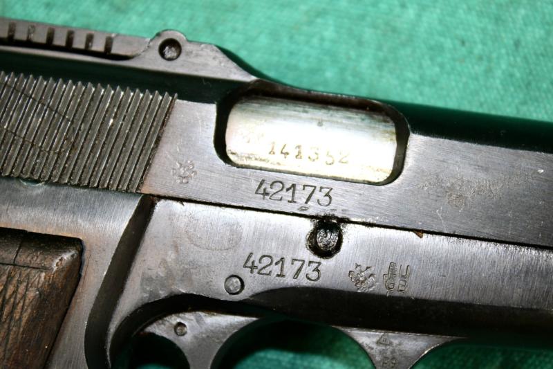 Deactivated Belgium GP35 Browning Hi-Power